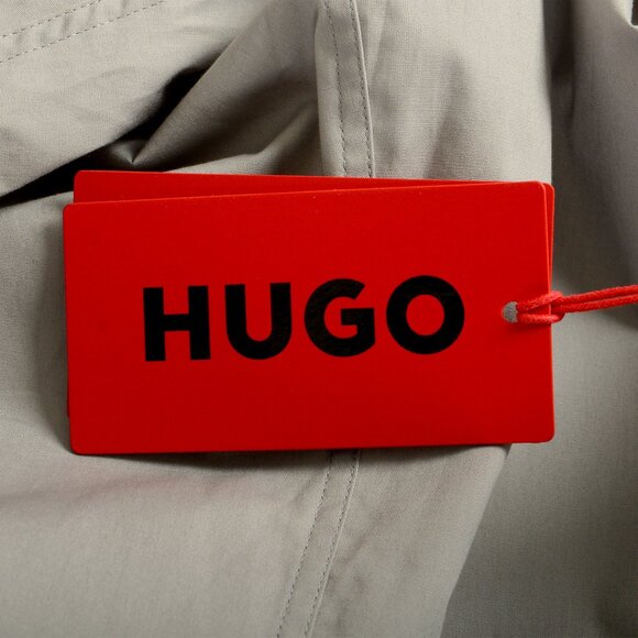 Hugo Boss Men's "Valerio" Modern Fit Gray Long Sleeve Dress Shirt US 15.5 IT 39 - Picture 8 of 9